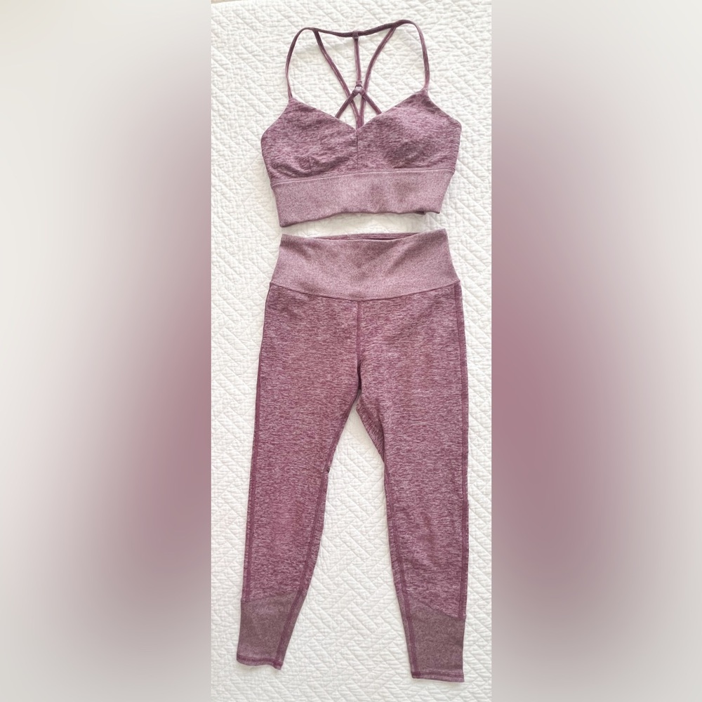 Alo Alosoft Lavish bra and leggings set